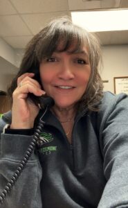 Trish Morris using the new Phone Service installed by Cady Business Technologies